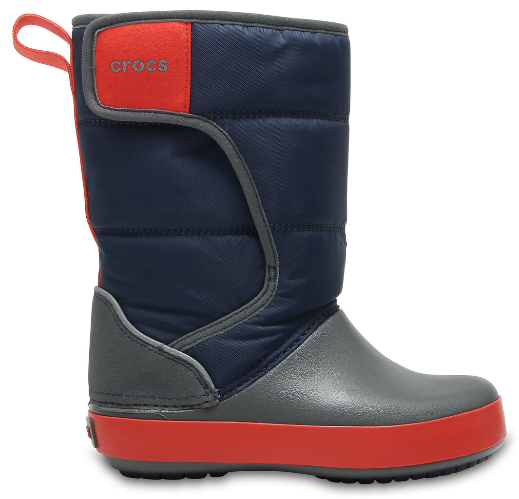 Crocs™ ziemas zābaki LodgePoint Snow Boot, K Nvy/Sgy цена и информация | Ziemas zābaki bērniem | 220.lv