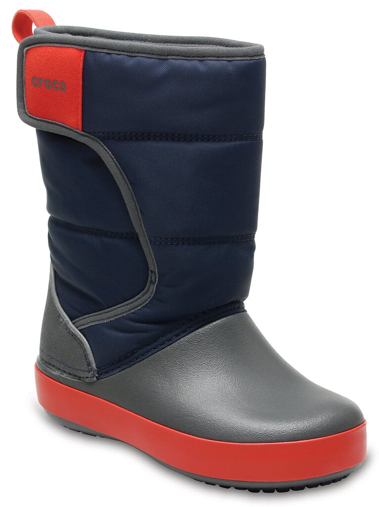 Crocs™ ziemas zābaki LodgePoint Snow Boot, K Nvy/Sgy цена и информация | Ziemas zābaki bērniem | 220.lv