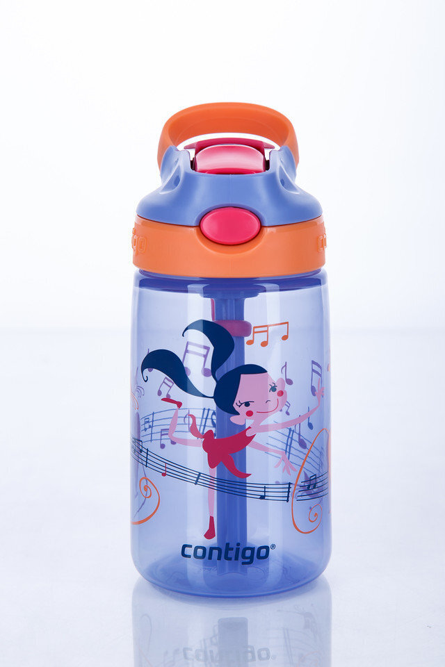 Dzeramā ūdens pudele Contigo Gizmo Flip 420ml- Wink Dancer cena un informācija | Ūdens pudeles | 220.lv
