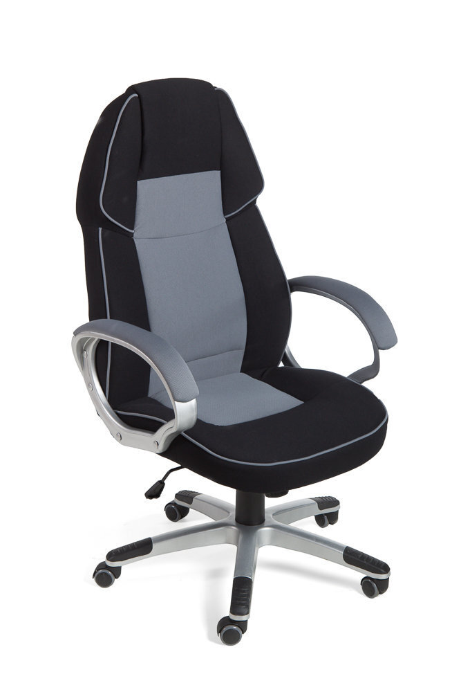 Biroja krēsls Santiago, melns/pelēks cena un informācija | Biroja krēsli | 220.lv