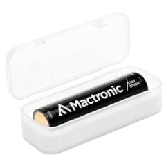 Mactronic 3400mAh 3,7V 18650 baterija ar PCB cena un informācija | Baterijas | 220.lv
