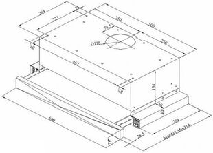 Beko HNT62210B цена и информация | Вытяжки на кухню | 220.lv