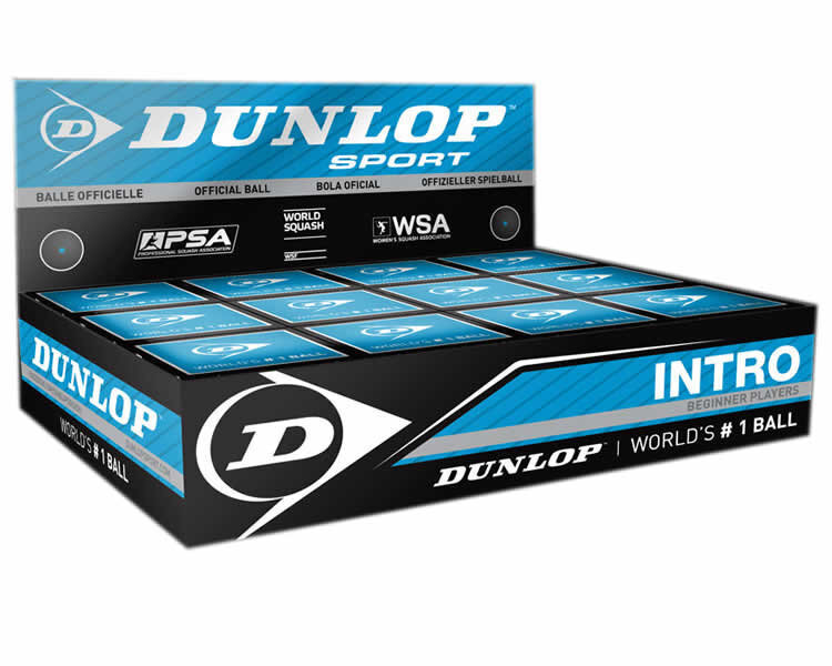 Skvoša bumbiņas Dunlop Intro 12 gab цена и информация | Skvošs | 220.lv