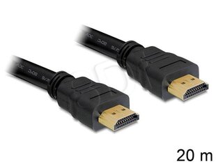 Kabelis Delock HDMI - HDMI 20m (83452) cena un informācija | Kabeļi un vadi | 220.lv