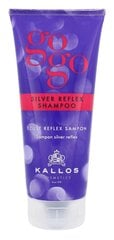 Kallos Cosmetics Gogo Silver Reflex šampūns 200 ml цена и информация | Шампуни | 220.lv