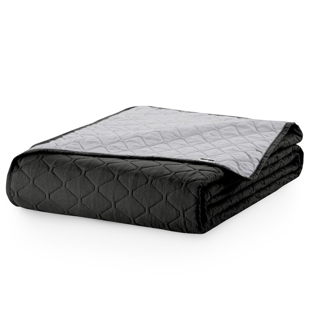 Decoking gultas pārsegs Axel, pelēkā krāsā-melnā krāsā - dažādi izmēri цена и информация | Gultas pārklāji, pledi | 220.lv