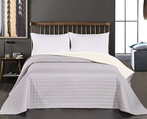 Decoking gultas pārsegs Salice, pelēkā krāsā-bēšā krāsā - dažādi izmēri cena un informācija | Gultas pārklāji, pledi | 220.lv