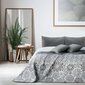 Divpusējs gultas pārklājs Alhambra White Grey, 260x280 cm цена и информация | Gultas pārklāji, pledi | 220.lv