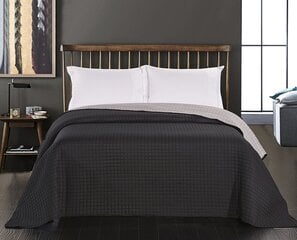 Divpusējs gultas pārklājs Paul Steel Black, 170x210 cm cena un informācija | Gultas pārklāji, pledi | 220.lv