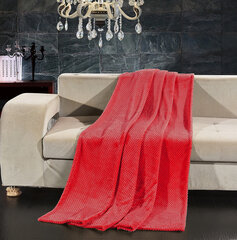 Одеяло Henry красное из микрофибры 170x210 см цена и информация | Покрывала, пледы | 220.lv