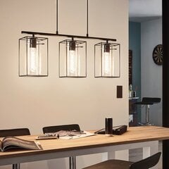 EGLO Griestu Lampa Loncino Melna 49496 цена и информация | Люстры | 220.lv