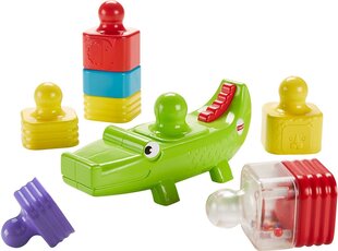 Krokodils no krāsainiem Fisher-Price klucīšiem цена и информация | Игрушки для малышей | 220.lv