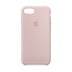 Aizmugures aizsargmaciņš Apple Silicone Case priekš Apple iPhone 8/7, Rozā cena un informācija | Telefonu vāciņi, maciņi | 220.lv