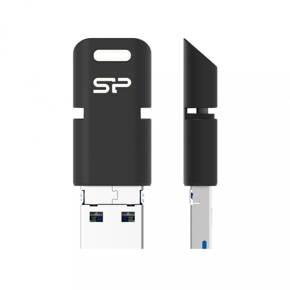 Silicon Power zibatmiņa 32GB Mobile C50, melna cena un informācija | USB Atmiņas kartes | 220.lv