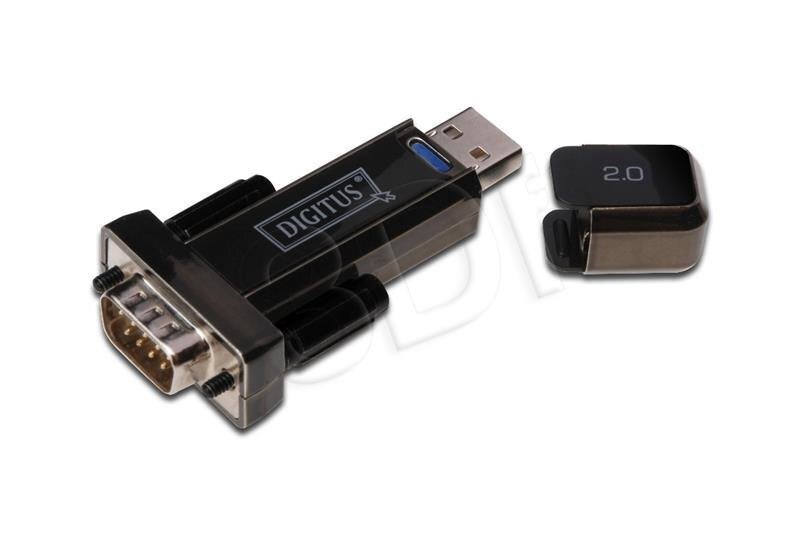 Digitus DA-70156, USB 2.0 to Serial adapter cena un informācija | Kabeļi un vadi | 220.lv