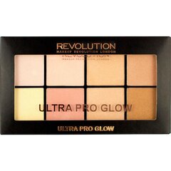 Korektējoša, izgaismošanas palete Makeup Revolution London Ultra Pro Glow 20 g цена и информация | Бронзеры (бронзаторы), румяна | 220.lv