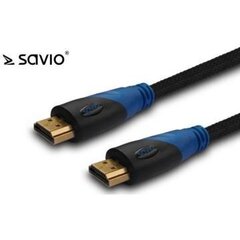 Savio CL02, HDMI, 1.5 m cena un informācija | Kabeļi un vadi | 220.lv