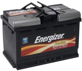 Energizer Premium 77Ah 780A цена и информация | Аккумуляторы | 220.lv