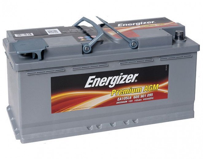 Energizer Premium AGM 105Ah 950A cena un informācija | Akumulatori | 220.lv