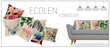 Dekoratīva spilvendrāna Ecolen Collection, Nr.8 cena un informācija | Dekoratīvie spilveni un spilvendrānas | 220.lv