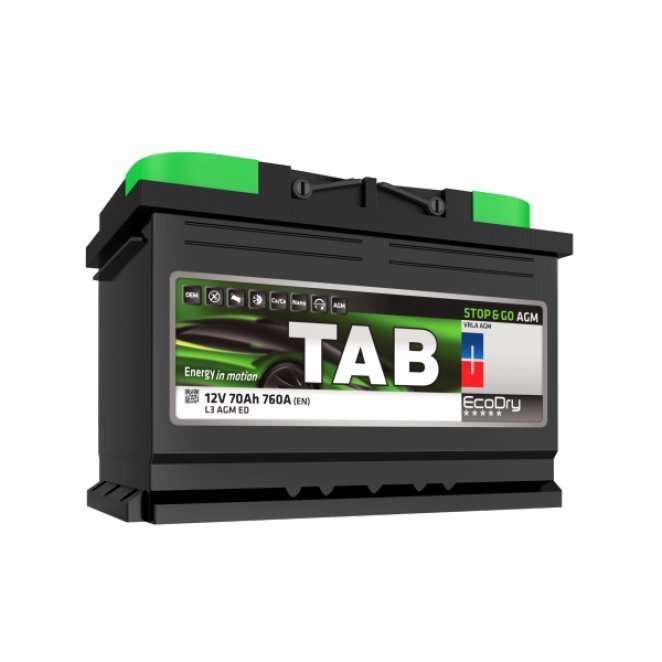 Akumulators TAB AGM 12V 70Ah 760A cena un informācija | Akumulatori | 220.lv