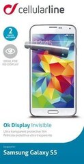 Защита экрана для Samsung Galaxy S5 OK DISPLAY Cellular, прозрачный цена и информация | Защитные пленки для телефонов | 220.lv