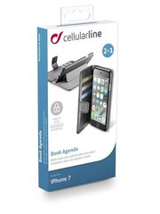 Apple iPhone SE/7/8 apvalks Cellularline Book Agenda cena un informācija | Telefonu vāciņi, maciņi | 220.lv