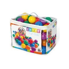 шары Intex Fun Ballz Разноцветный 100 Предметы цена и информация | Игрушки для малышей | 220.lv