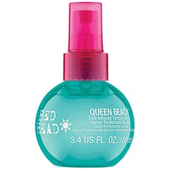 Matu veidošanas līdzeklis Tigi Bed Head Queen Beach Salt Infused, 100 ml cena un informācija | Matu veidošanas līdzekļi | 220.lv