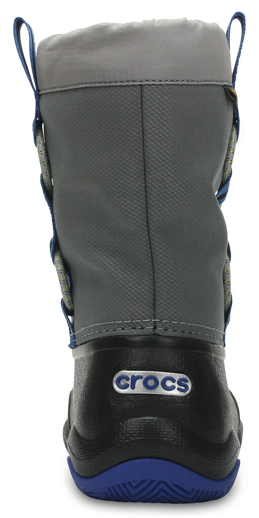 Zābaki Crocs™ Swiftwater Waterproof Boot, Black / Blue Jean цена и информация | Bērnu zābaki | 220.lv