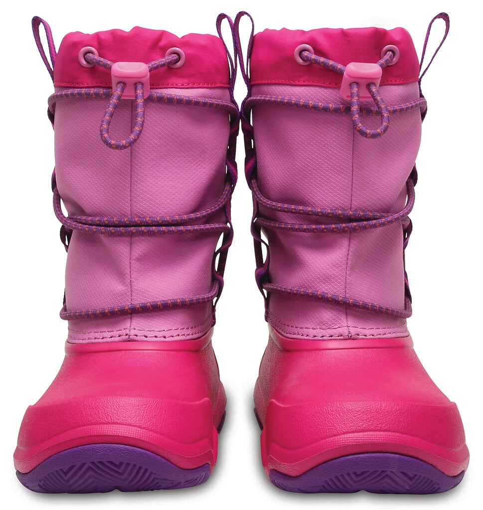 Zābaki Crocs™ Swiftwater Waterproof Boot, Party Pink / Candy Pink цена и информация | Bērnu zābaki | 220.lv