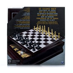 CARDINAL GAMES ģimenes 10 spēļu komplekts koka kastē, 6033153 цена и информация | Настольные игры, головоломки | 220.lv