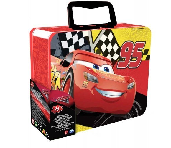 3D puzle metāla kastē Cardinal Games Cars, 6035646, 24 daļas cena un informācija | Puzles, 3D puzles | 220.lv