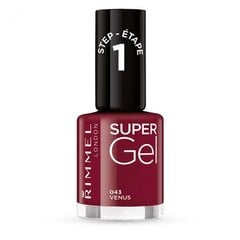 Nagu laka Rimmel London SuperGel By Kate, 12 ml, 043 Venus cena un informācija | Nagu lakas, stiprinātāji | 220.lv