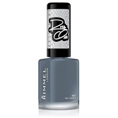 Rimmel London 60 Seconds By Rita Ora nagu laka 8 ml, 807 My Grey cena un informācija | Nagu lakas, stiprinātāji | 220.lv