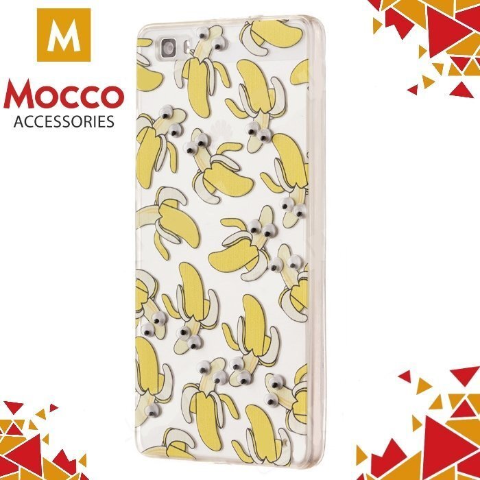 Mocco Cartoon Eyes Bananas silikona maciņš priekš Apple iPhone 6 / 6S cena un informācija | Telefonu vāciņi, maciņi | 220.lv