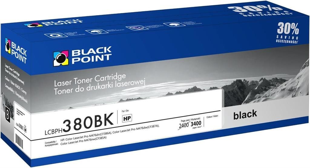 Toneris Black Point LCBPH380BK (HP CF380A), Melns cena un informācija | Kārtridži lāzerprinteriem | 220.lv