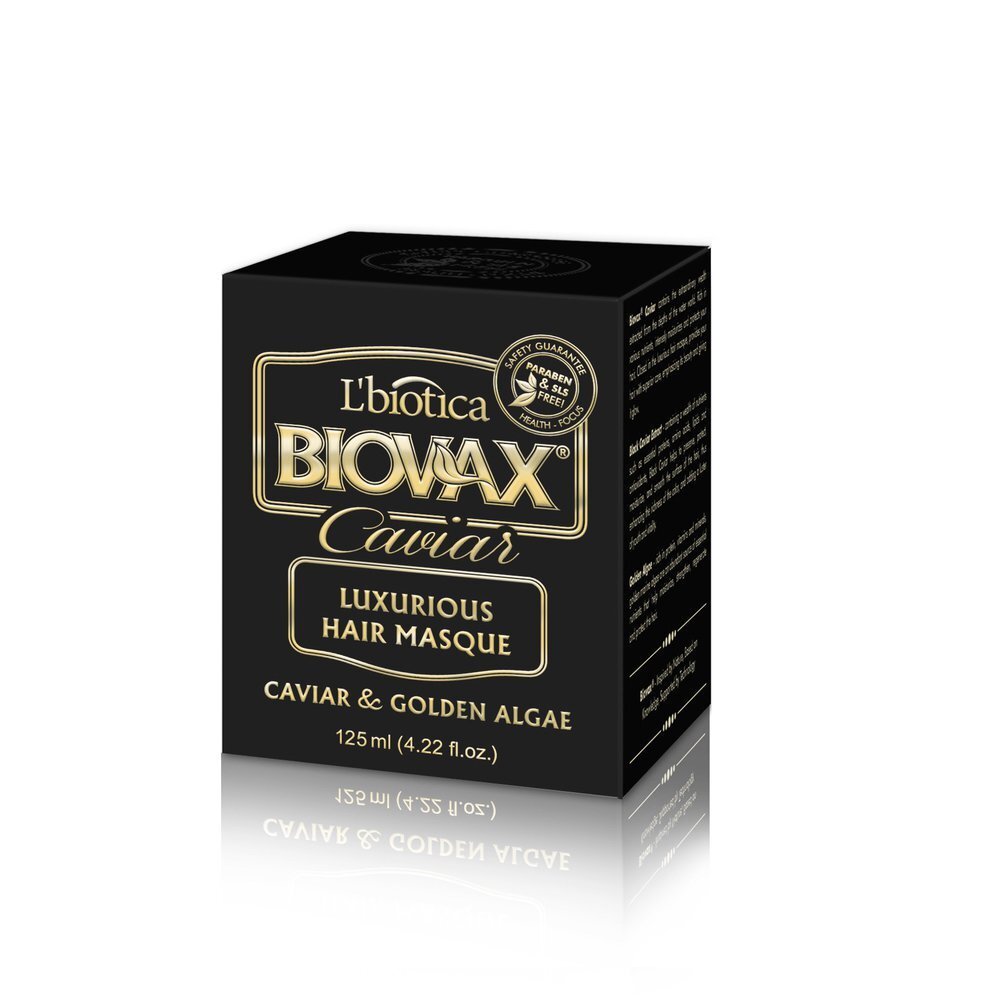 Matu maska Biovax Luxurious Caviar, 125 ml cena un informācija | Matu uzlabošanai | 220.lv