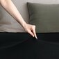 DecoKing jersey Amber Black palags ar gumiju, 200x200 cm цена и информация | Palagi | 220.lv