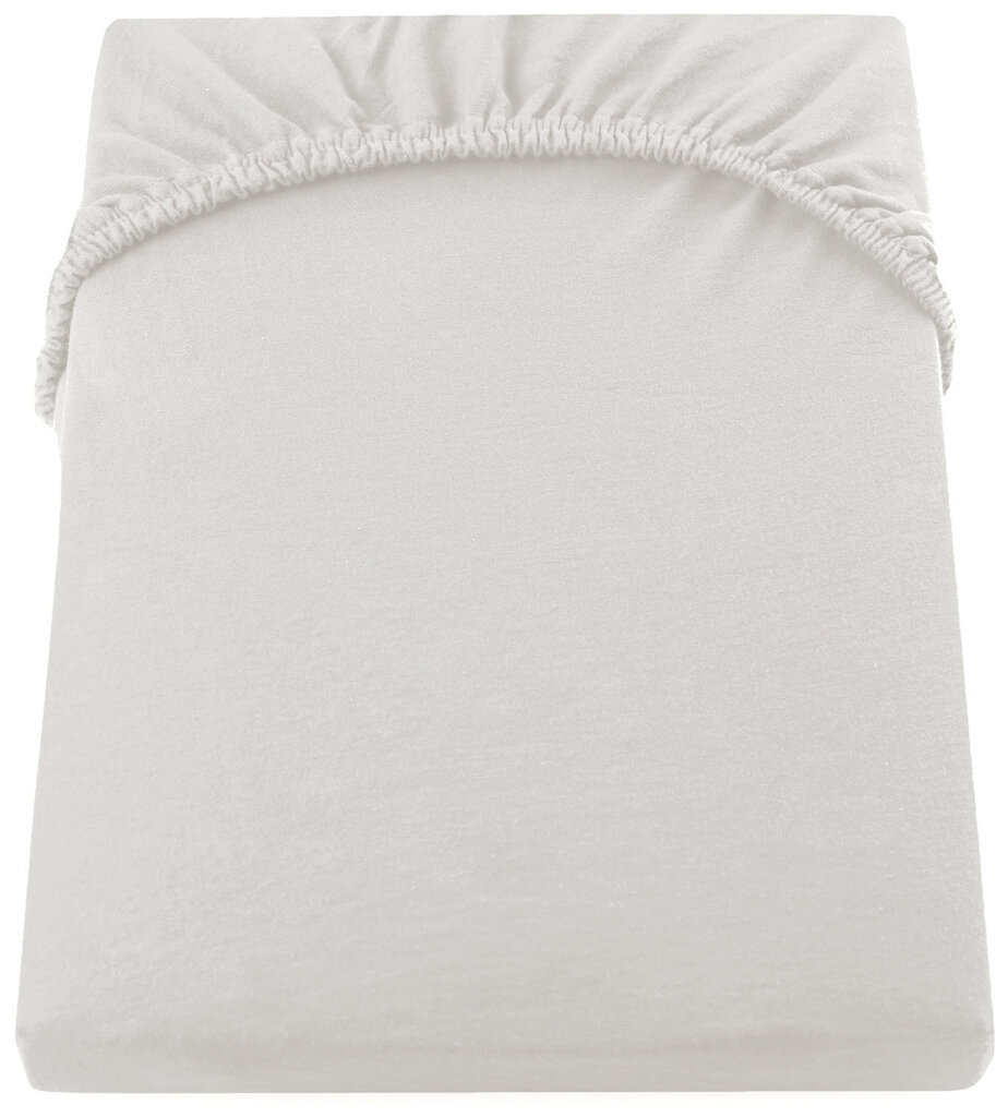 Palags ar gumiju (matračiem) DecoKing jersey Amber Cream, 140x200 cm цена и информация | Palagi | 220.lv