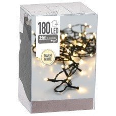 LED virtene GREEN WW-180 cena un informācija | Ziemassvētku lampiņas, LED virtenes | 220.lv