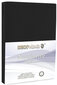 DecoKing jersey Nephrite Black collection palags ar gumiju, 200x220 cm cena un informācija | Palagi | 220.lv