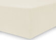DecoKing jersey Nephrite Cream collection palags ar gumiju, 160x200 cm цена и информация | Palagi | 220.lv