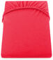 DecoKing jersey Nephrite Red collection palags ar gumiju, 200x200 cm cena un informācija | Palagi | 220.lv