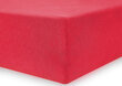 DecoKing jersey Nephrite Red collection palags ar gumiju, 180x200 cm cena un informācija | Palagi | 220.lv