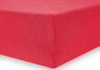 Kokvilnas palags NEFHRITE RED 140-160 + 30 cm cena un informācija | Palagi | 220.lv