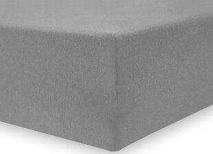 DecoKing jersey Nephrite Steel collection palags ar gumiju, 120x200 cm cena un informācija | Palagi | 220.lv