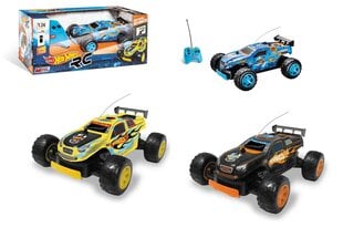 Дистанционно управляемый автомобиль Hot Wheels Rock Monster RC, 1:24 цена и информация | Конструктор автомобилей игрушки для мальчиков | 220.lv