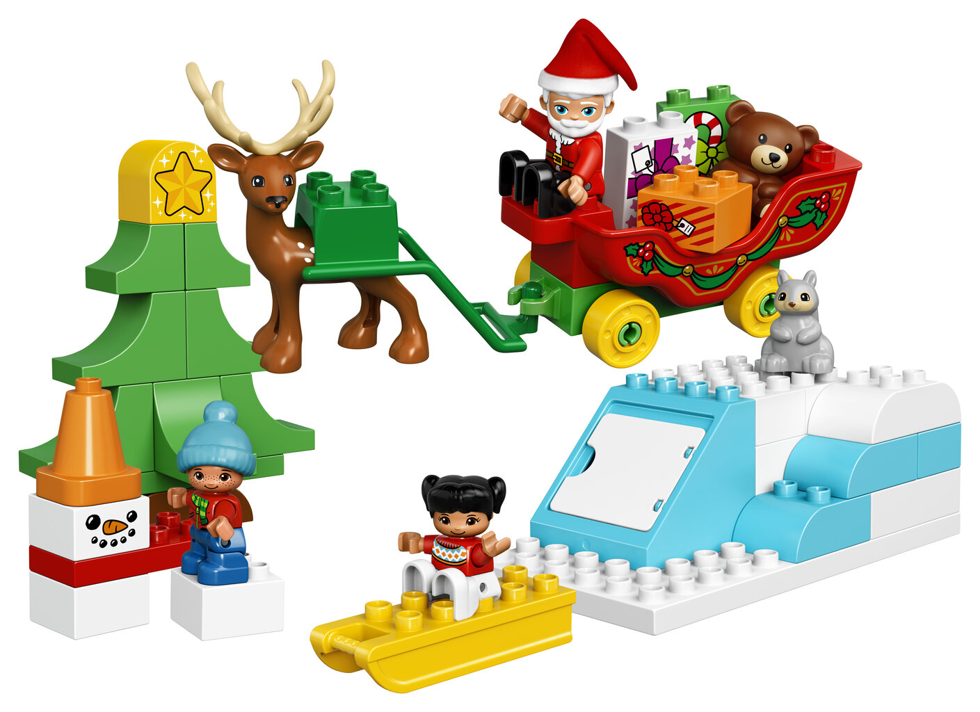 10837 LEGO® DUPLO Ziemassvētku vecīša svētki cena un informācija | Konstruktori | 220.lv