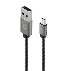 Micro USB Acme CB2011G , USB A, 1 m, pelēks cena un informācija | Savienotājkabeļi | 220.lv